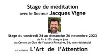 stage méditation vigne